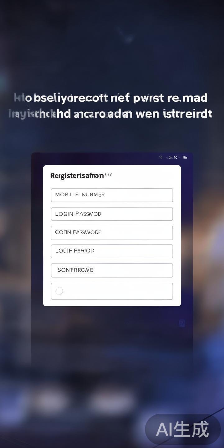 在弹出的注册表单中，用户需要提供一些基本信息，包括